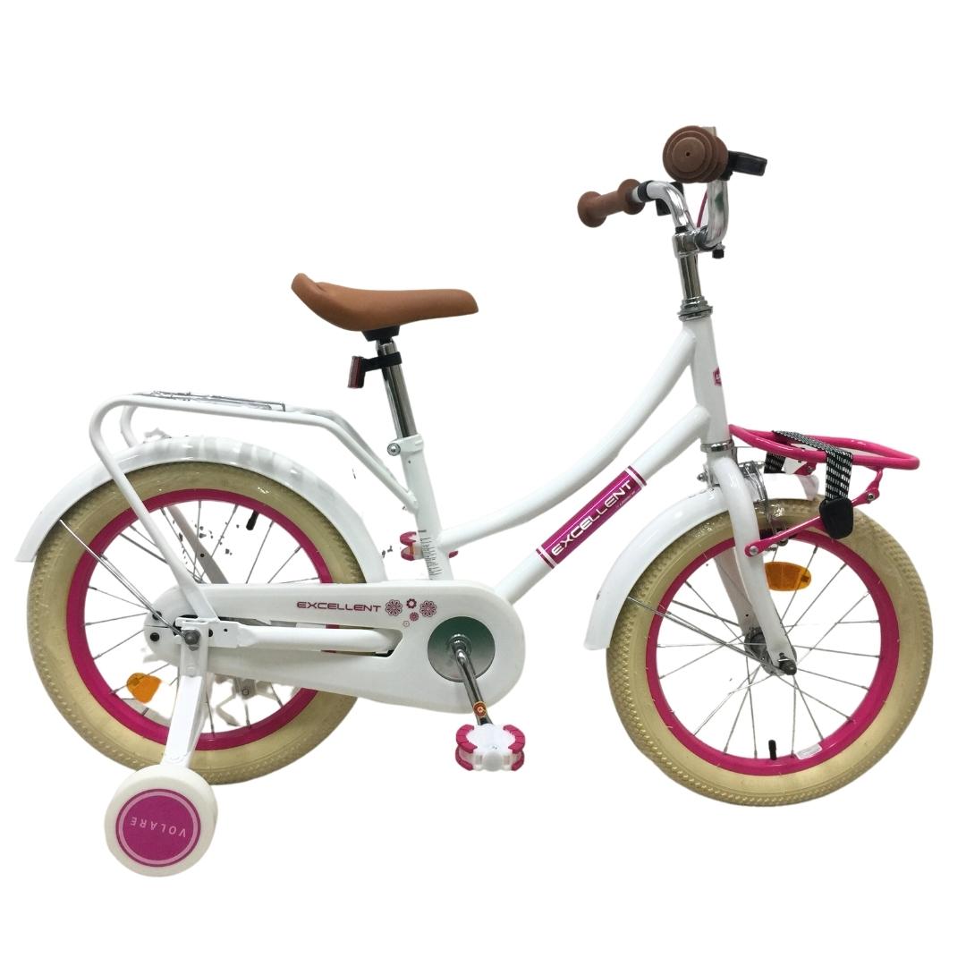 Volare Excellent 16 Inch Meisjes Kinderfiets Wit