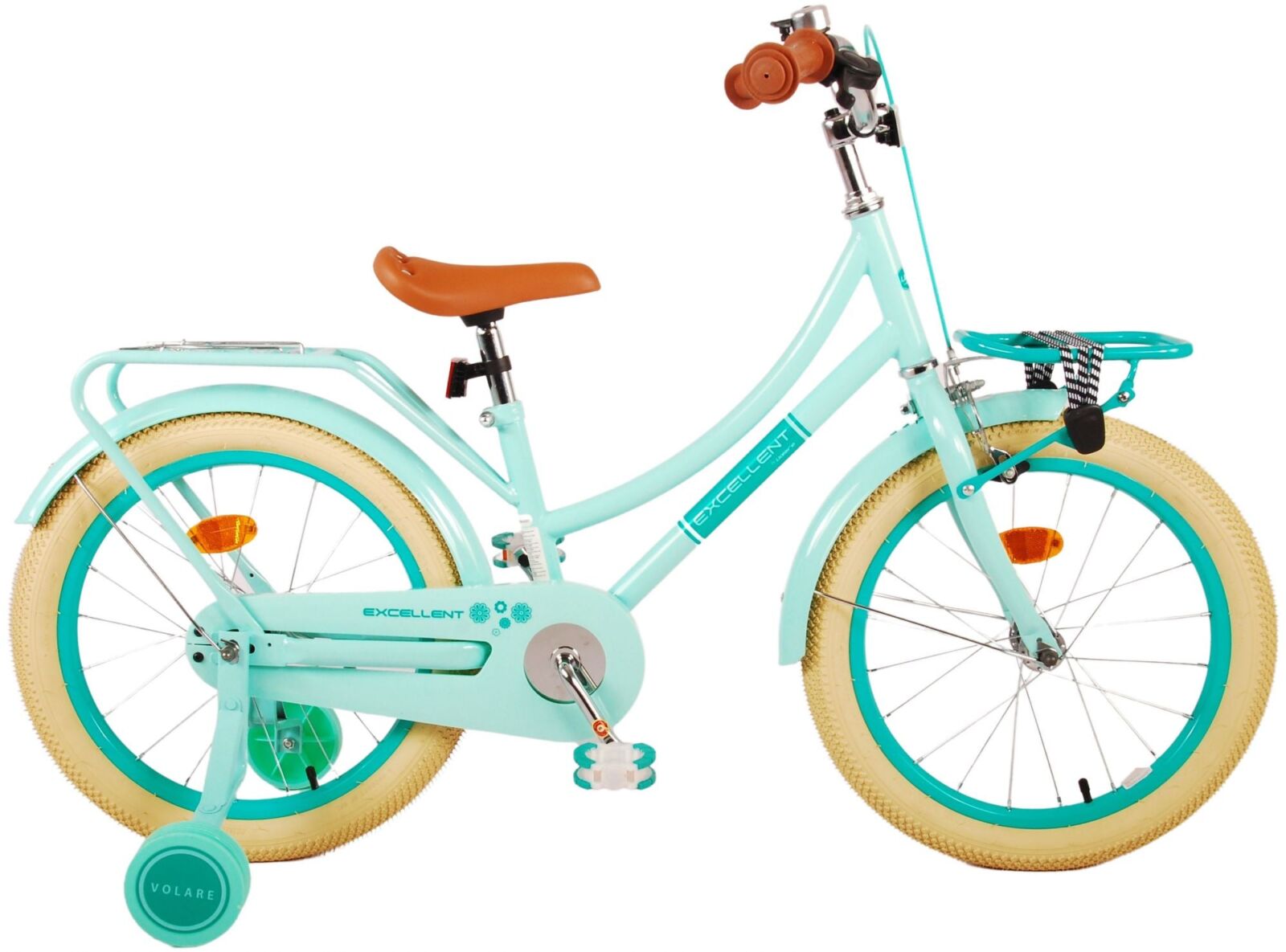 Volare Excellent 18 Inch Meisjes Kinderfiets Groen