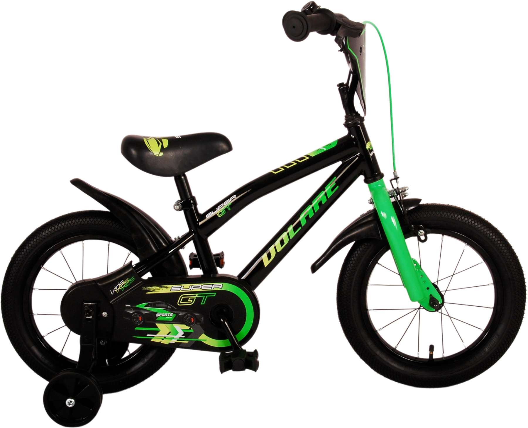 Volare Super GT 14 Inch Jongens Kinderfiets Groen