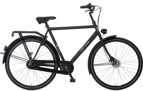 Cortina U1 N3 2024 Heren Stadsfiets Black Matt 56 Cm