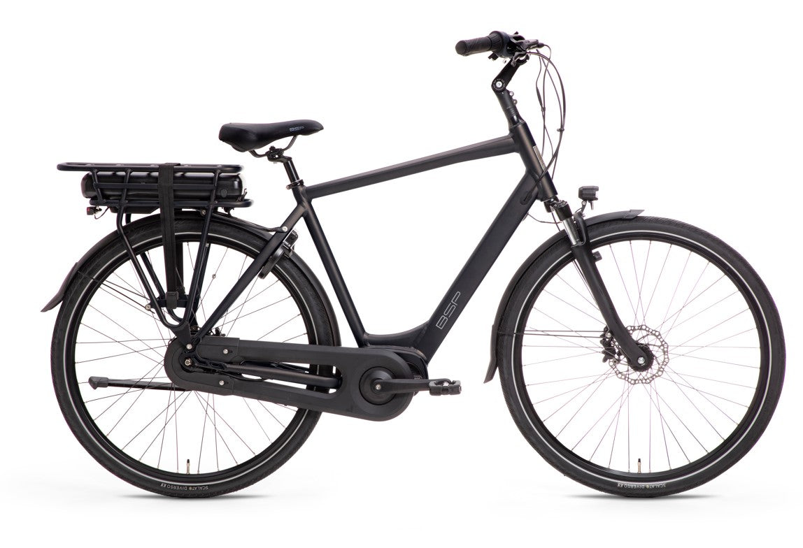 BSP Brazz 2024 Heren Elektrische Fiets E-bike Onyx Black Matt 57 Cm