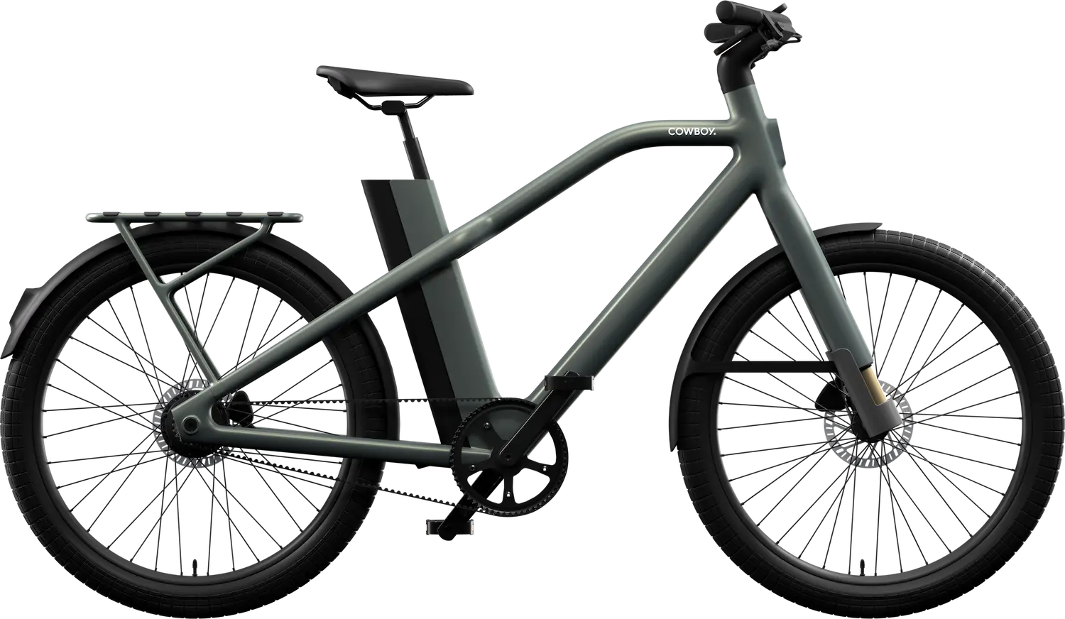 Cowboy Cross Sportieve Elektrische Stadsfiets Moss/Groen