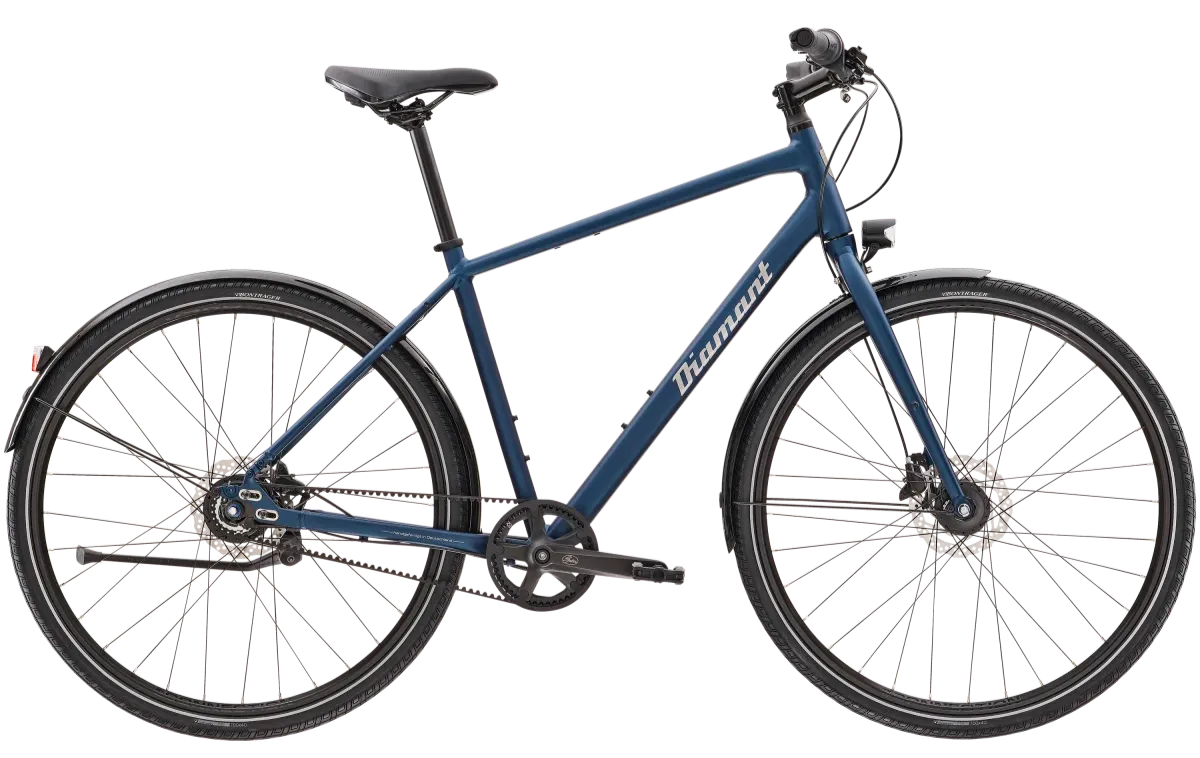 Diamant 247 Stadsfiets Heren Riemaandrijving M Blauw