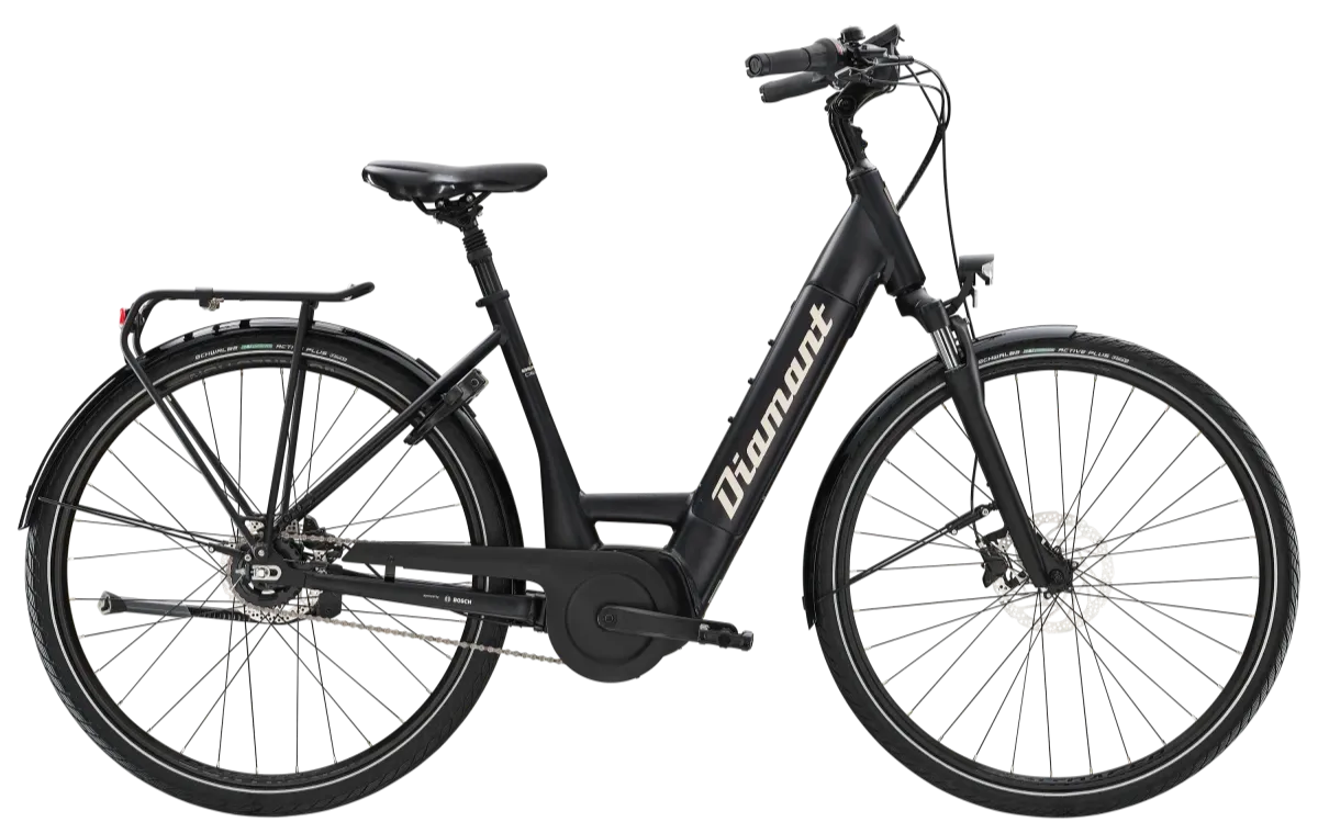 Diamant Beryll Deluxe+ Gen 2 Sportieve Elektrische Fiets Dames XS Zwart
