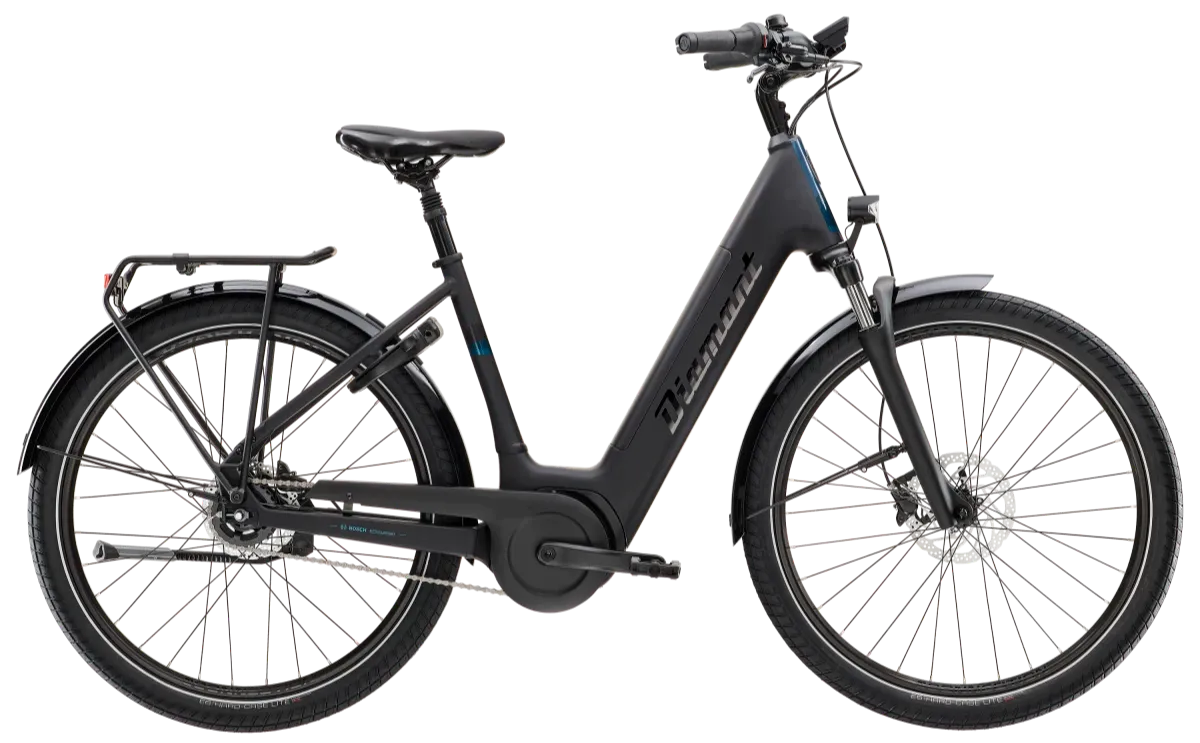 Diamant Beryll Gen 3 Sportieve Elektrische Fiets Dames 2024 XS Zwart 545Wh