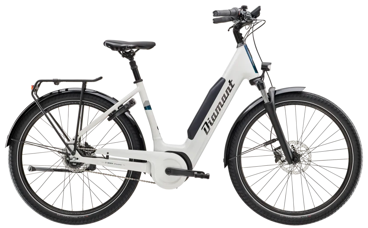 Diamant Beryll Gen 3 Sportieve Elektrische Fiets Dames 2024 XS Wit 725Wh
