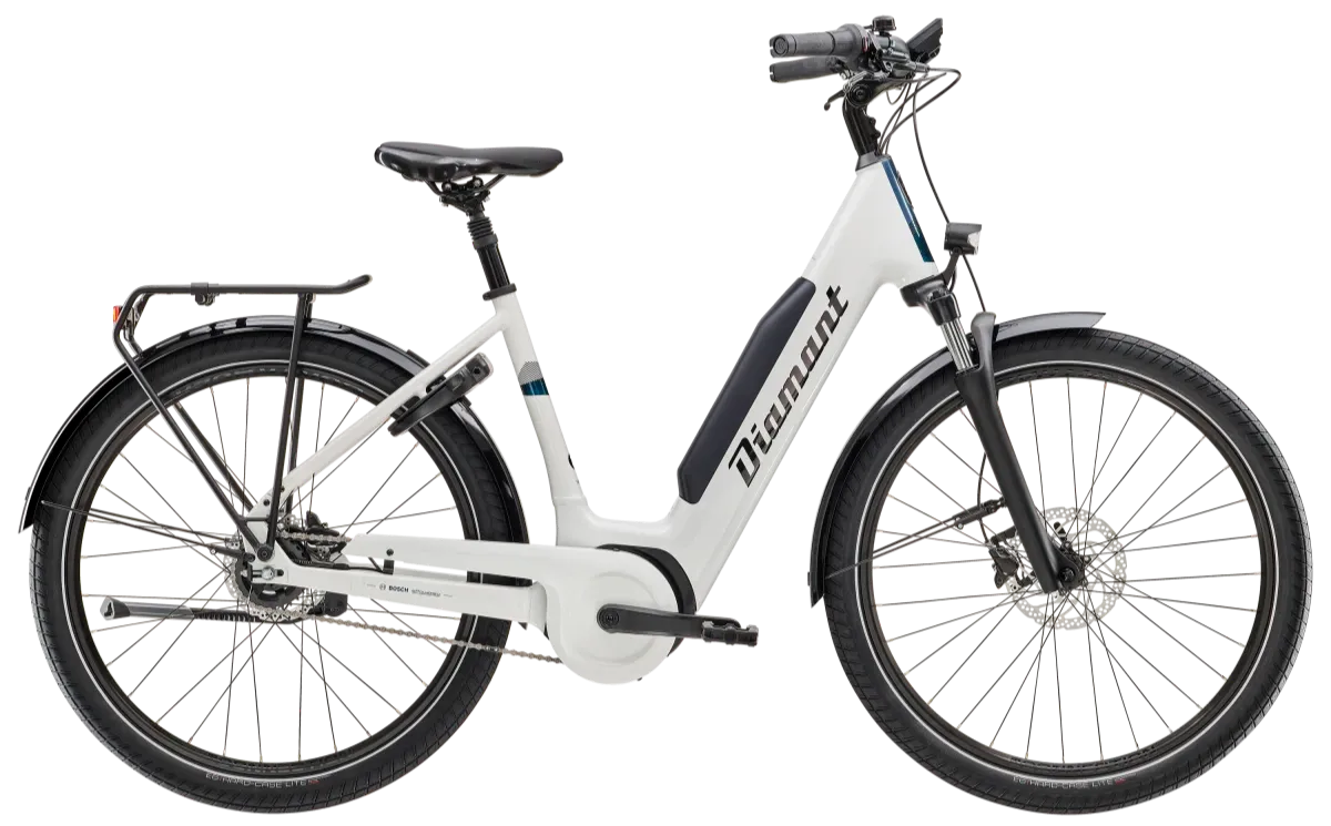 Diamant Beryll Gen 3 Sportieve Elektrische Fiets Dames 2024 M Wit 800Wh