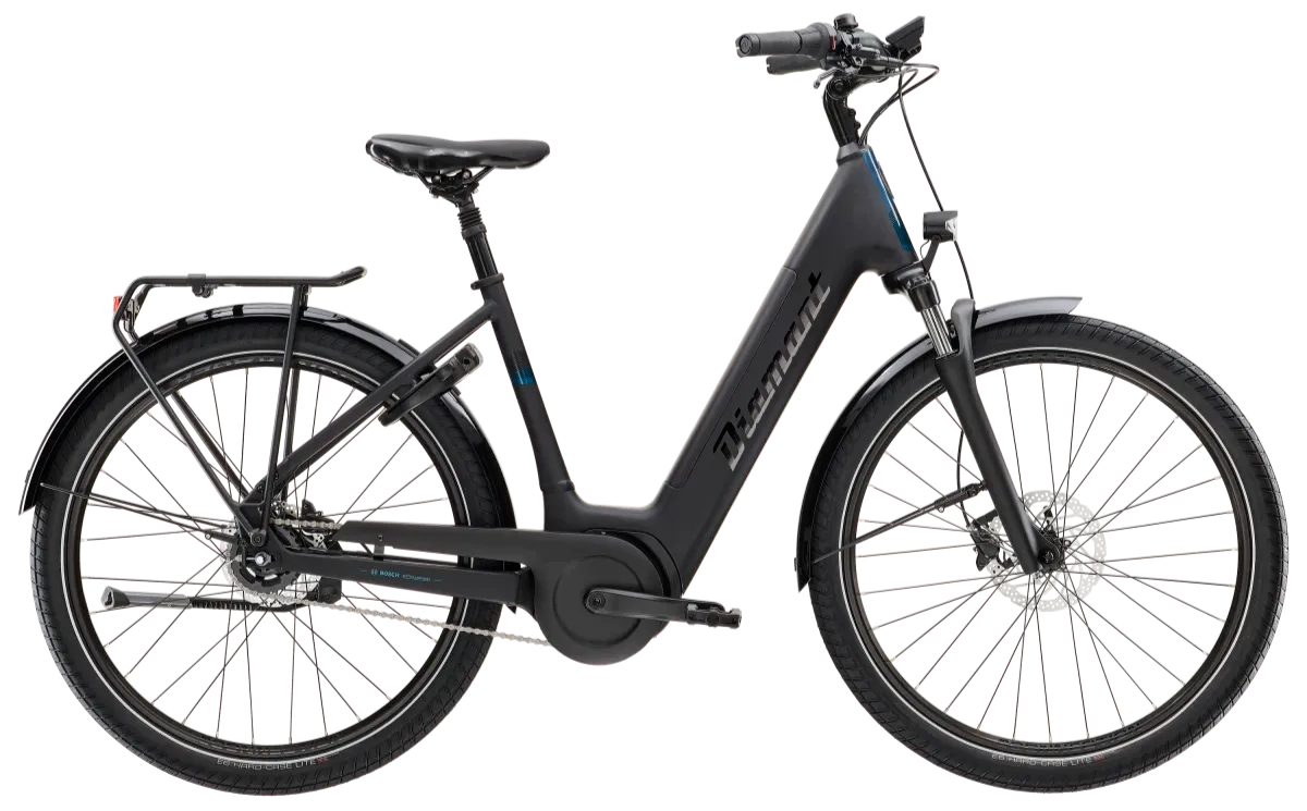 Diamant Beryll RT Gen 3 Sportieve Elektrische Fiets Dames 2024 S Zwart 400Wh