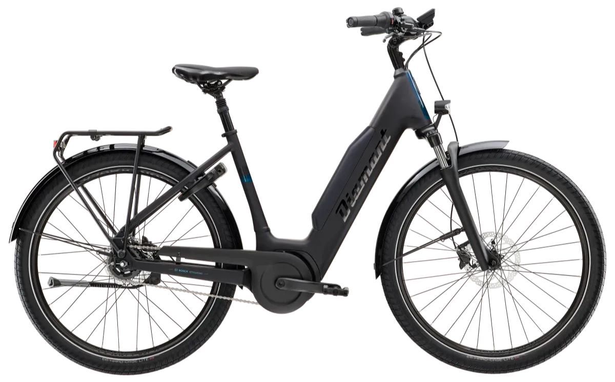 Diamant Beryll RT Gen 3 Sportieve Elektrische Fiets Dames 2024 L Zwart 725Wh