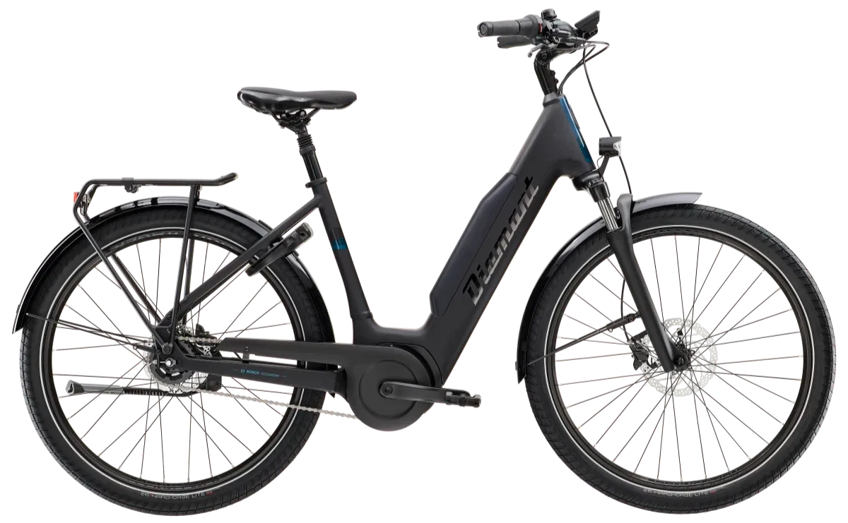 Diamant Beryll RT Gen 3 Sportieve Elektrische Fiets Dames 2024 S Zwart 800Wh