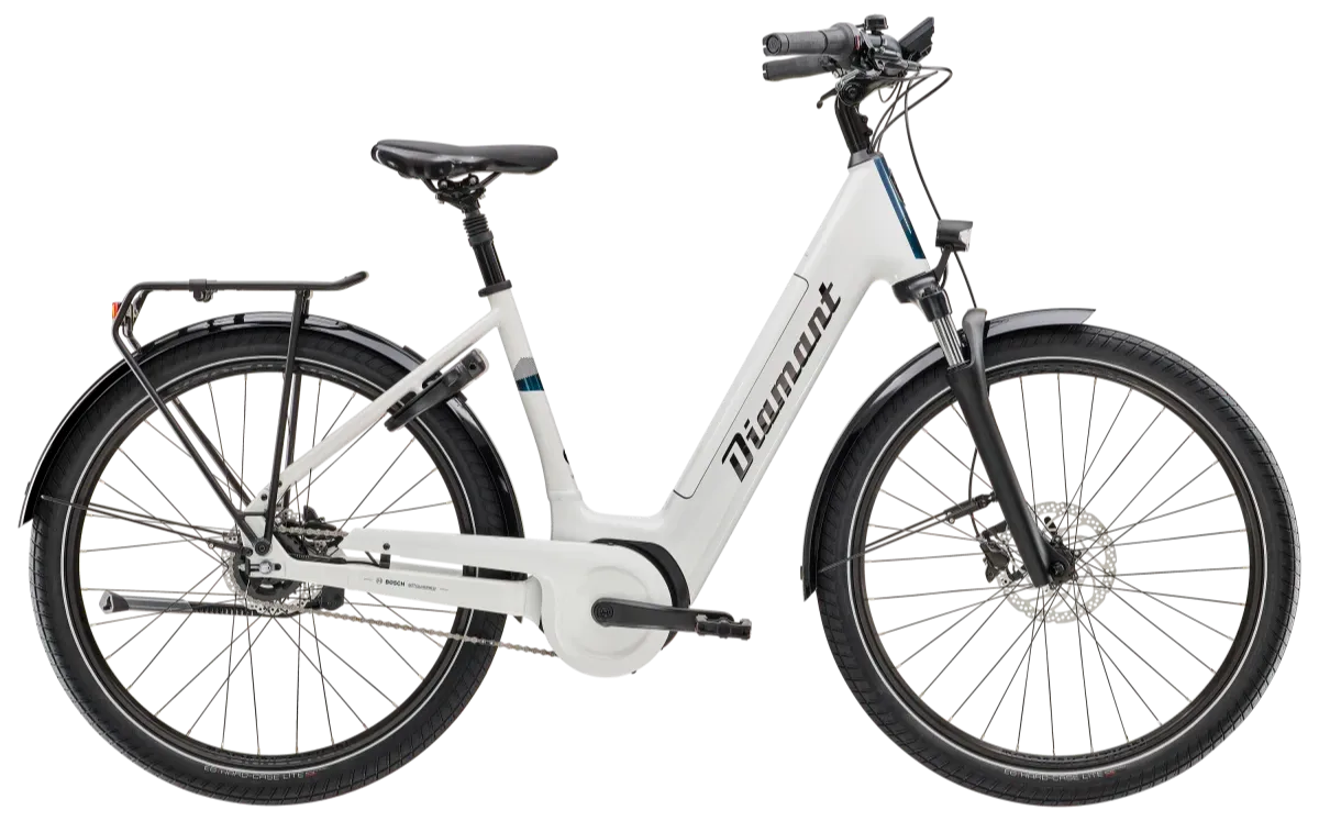 Diamant Beryll RT Gen 3 Sportieve Elektrische Fiets Dames 2024 S Wit 400Wh