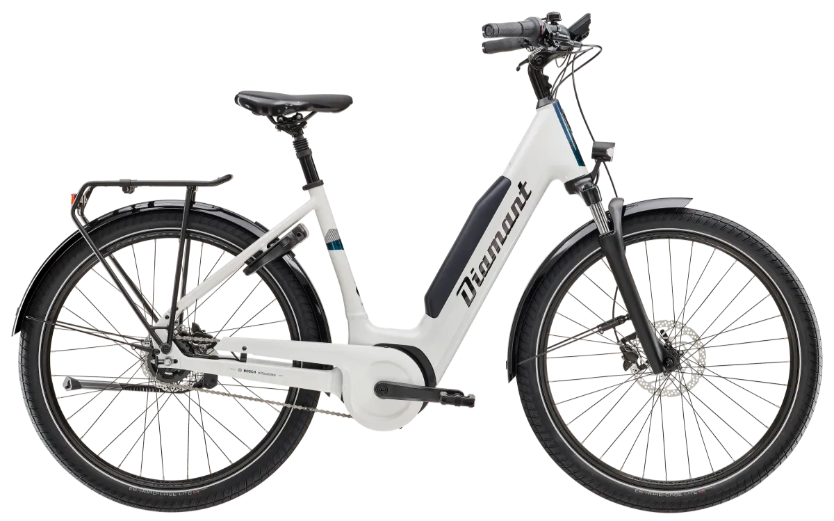 Diamant Beryll RT Gen 3 Sportieve Elektrische Fiets Dames 2024 M Wit 725Wh