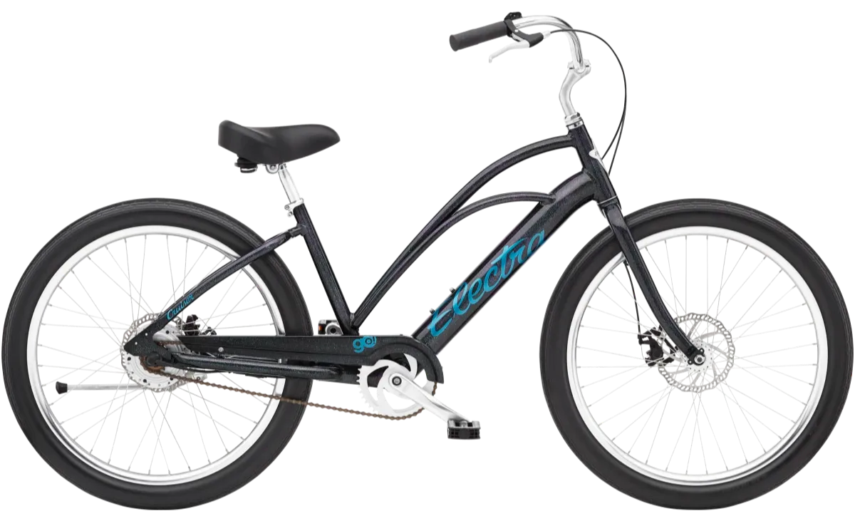 Electra Cruiser Go! Elektrische Cruiser Fiets Dames 2024 Zwart