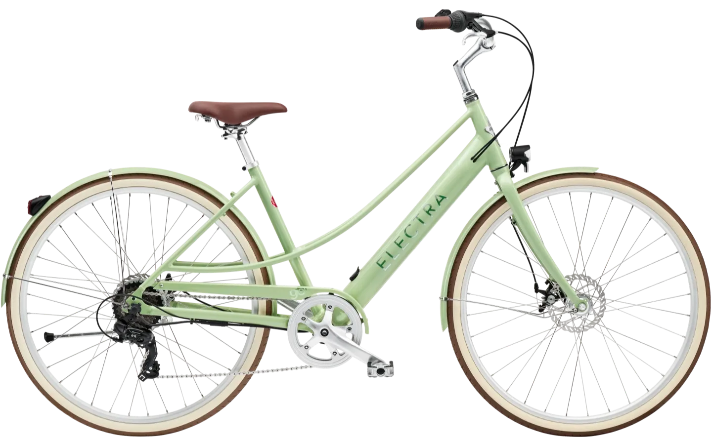 Electra Loft Go! 7D EQ Elektrische Stadsfiets Dames 2024 M Groen