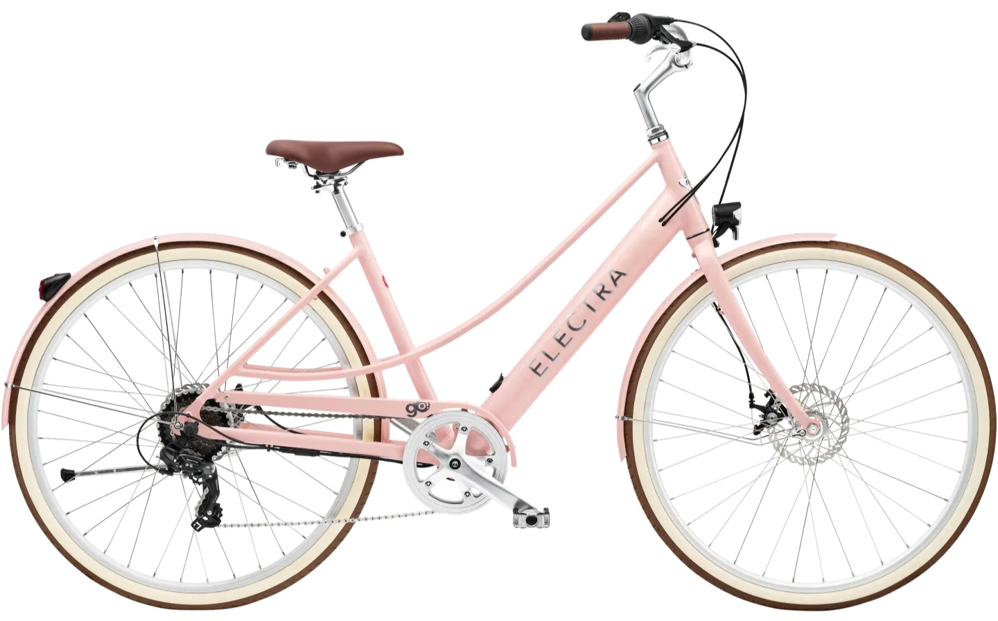 Electra Loft Go! 7D EQ Elektrische Stadsfiets Dames 2024 M Roze