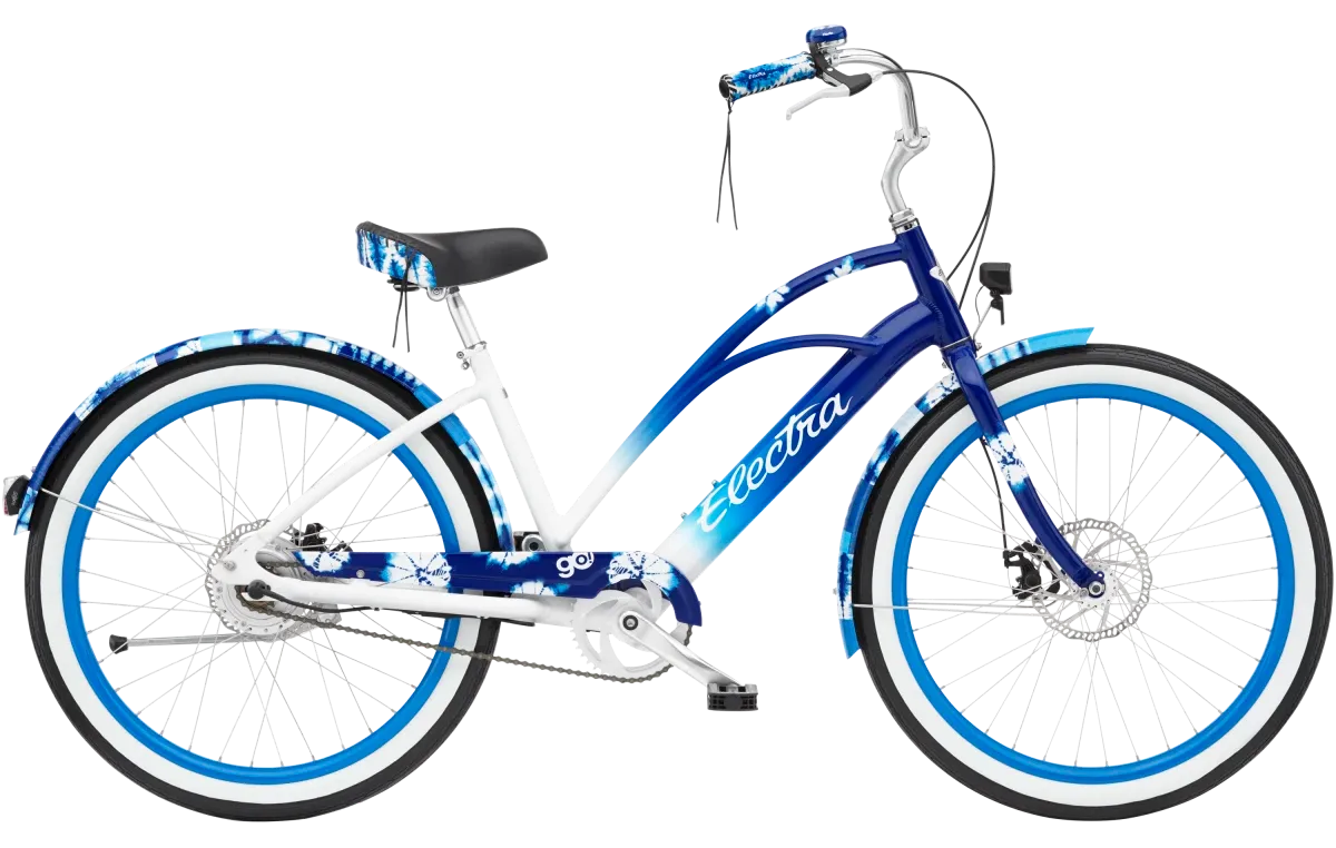 Electra Shibori Cruiser Go! Elektrische Cruiser Fiets Dames 2024
