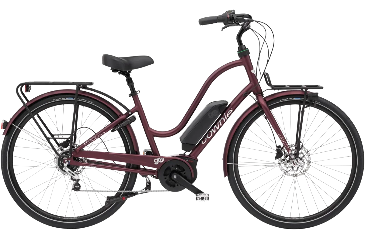 Electra Townie Commute Go! 5i EQ Elektrische Cruiser Fiets Dames 2024 Rood