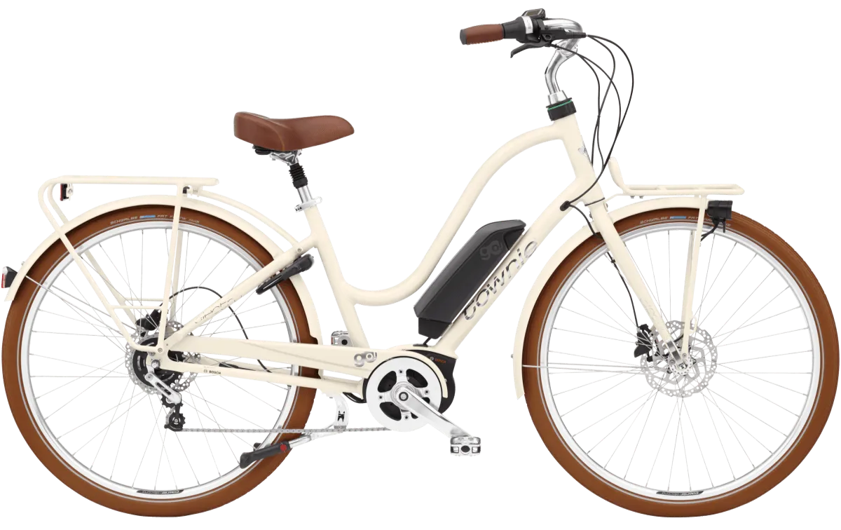 Electra Townie Commute Go! 5i EQ Elektrische Cruiser Fiets Dames 2024 Wit