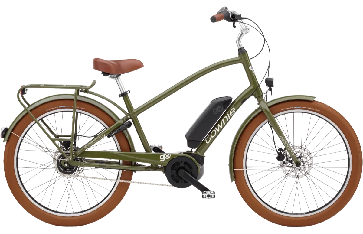 Electra Townie Go! 5i Elektrische Cruiser Fiets 2024 Groen