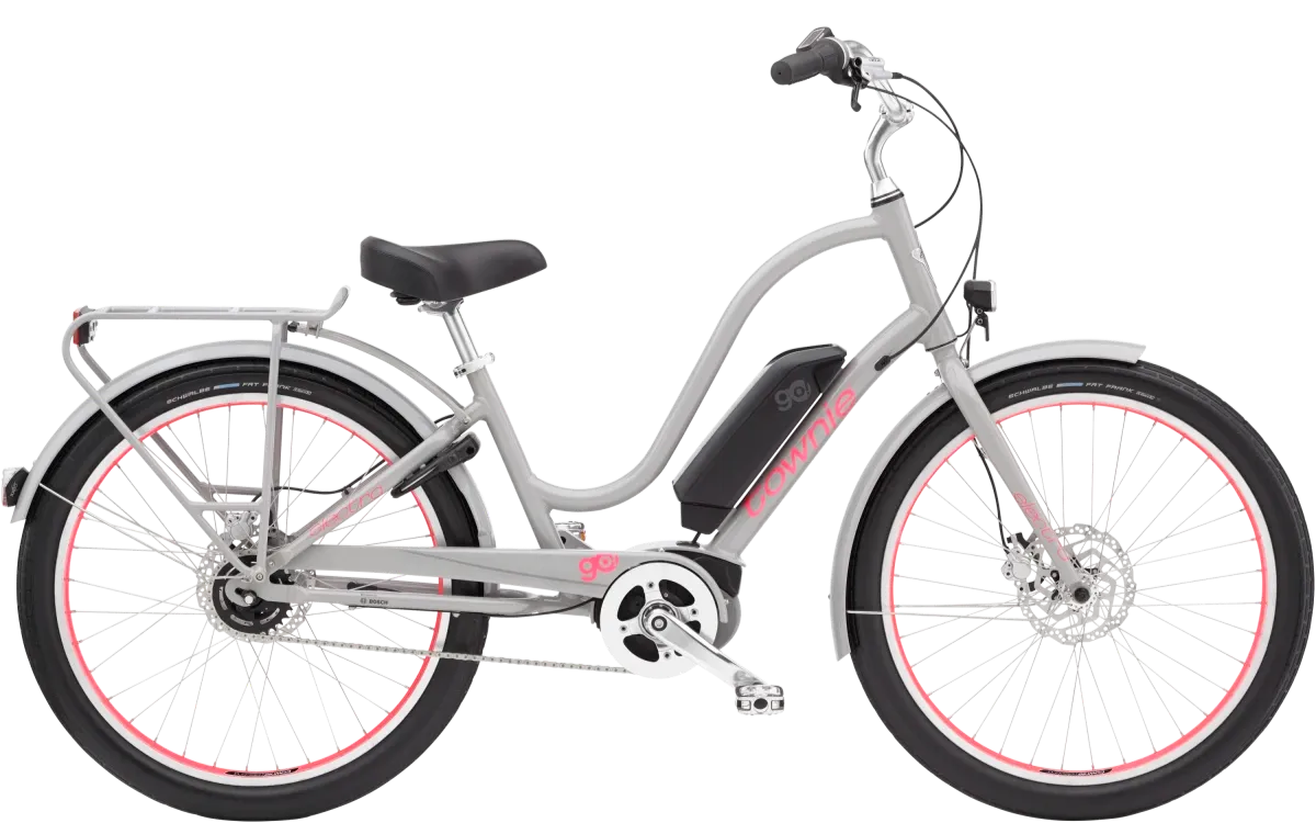 Electra Townie Go! 5i Elektrische Cruiser Fiets Dames 2024 Grijs