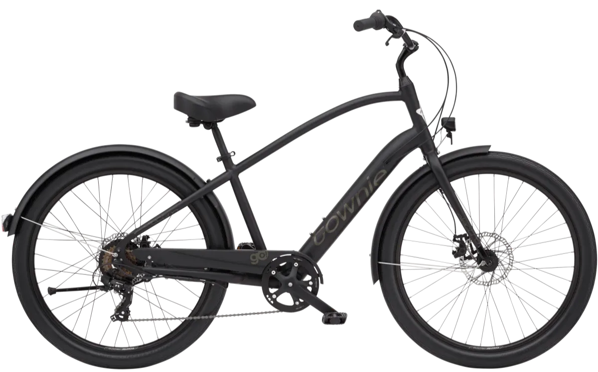 Electra Townie Go! 7D EQ Elektrische Cruiser Fiets 2024 Zwart