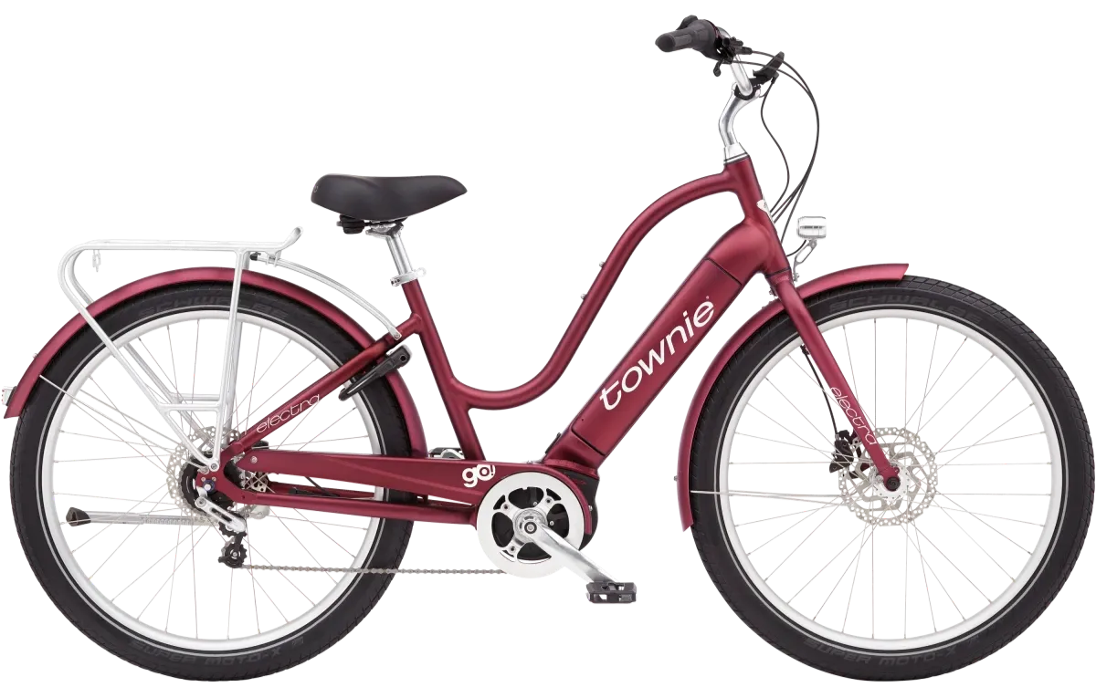 Electra Townie Path Go! 5i Elektrische Cruiser Fiets Dames 2024 Roze