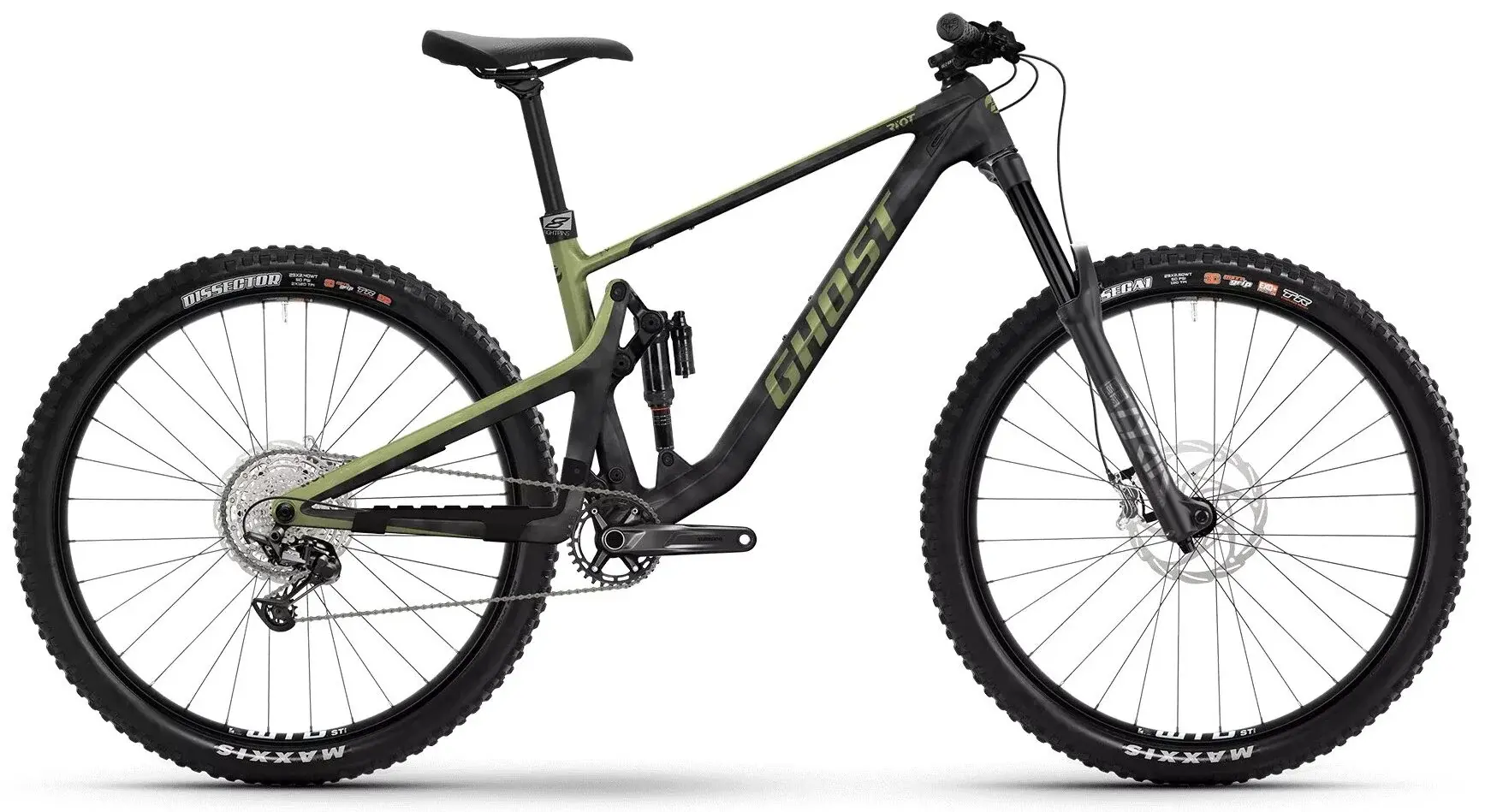 Ghost Riot Trail Pro Mountainbike Fully Carbon 29 Inch L
