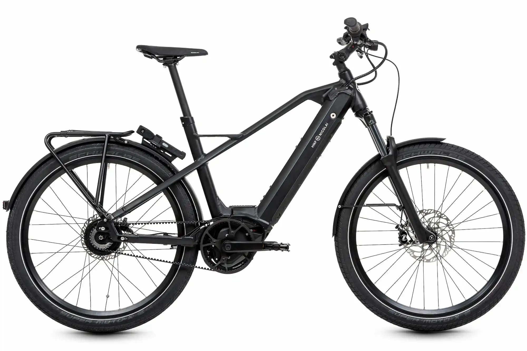 HNF Nicolai XD3 All terrain E Mtb Hardtail 45km/h Speed Pedelec Zwart M
