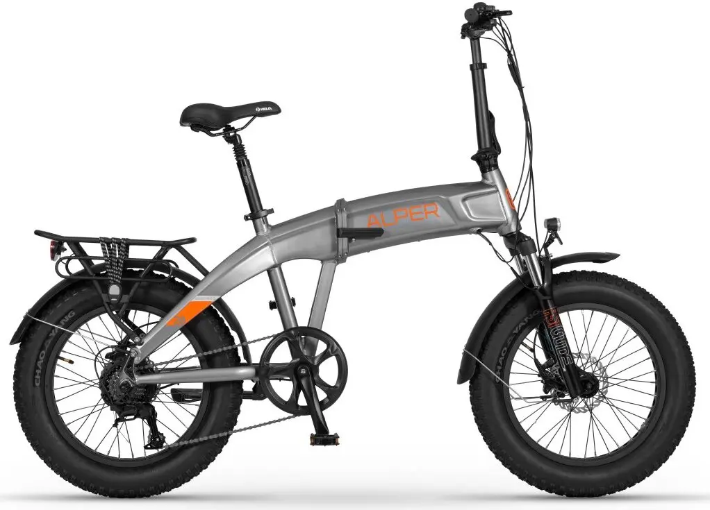 Mach Alper Elektrische Fatbike Vouwfiets 20 Inch met vering