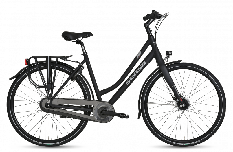 Sensa Treviso Premium N7 2023 Dames Stadsfiets Matt Black