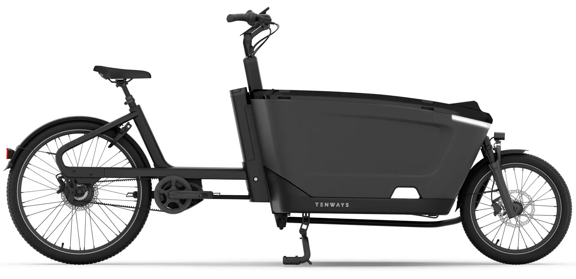 Tenways Cargo One Elektrische Bakfiets Riemaandrijving Enviolo