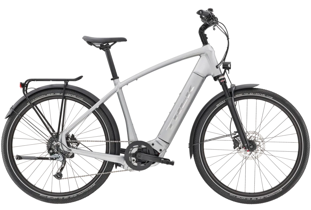 Trek Allant+ 7 Sportieve Elektrische Fiets Heren Middenmotor L Zilver