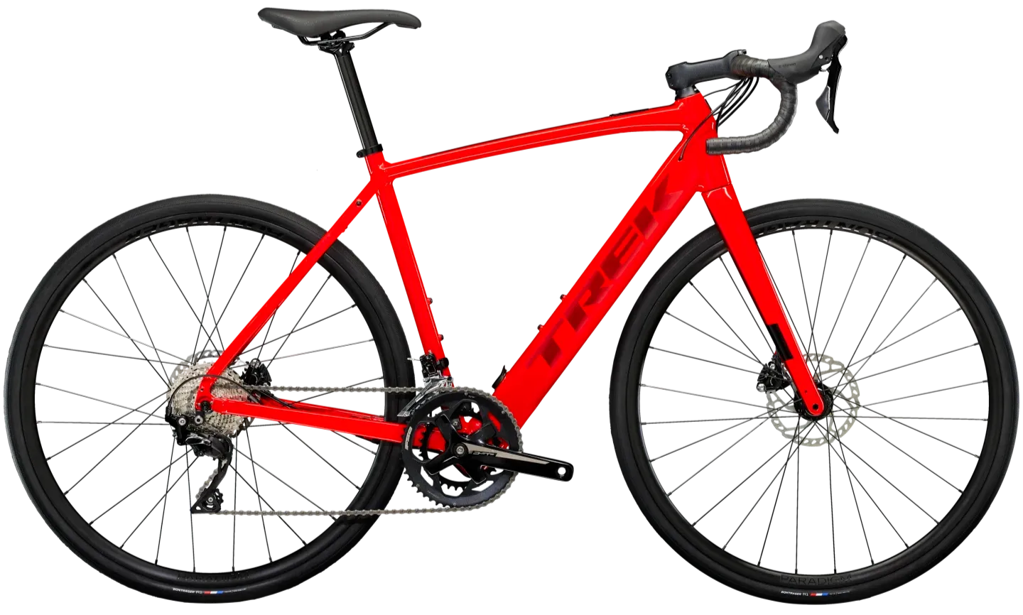 Trek Domane+ AL 5 Elektrische Racefiets Cyclocross 2024 56cm Rood