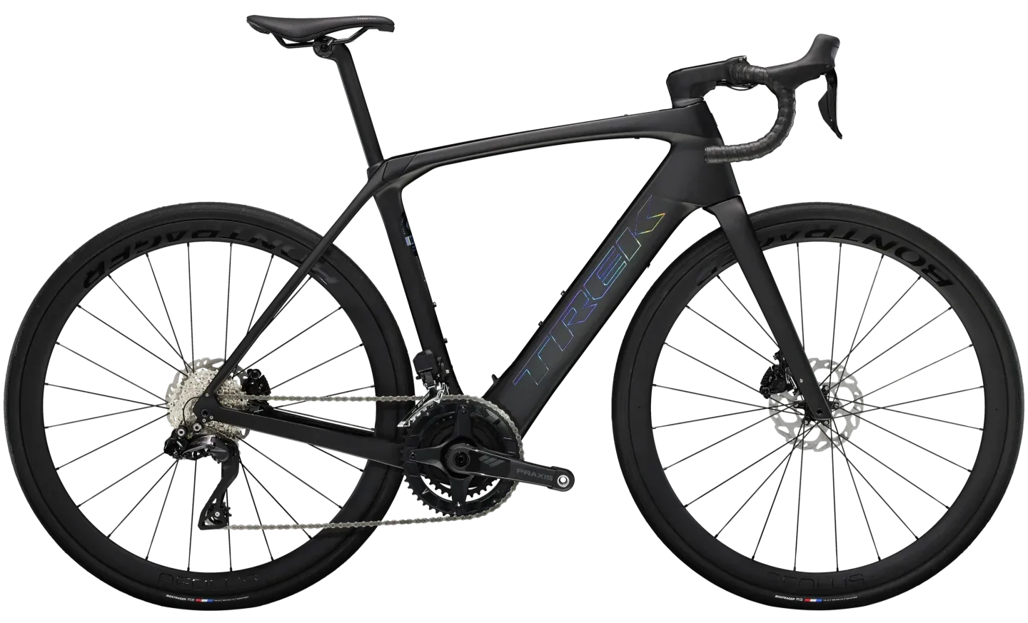 Trek Domane+ SLR 6 Pro Elektrische Cyclocross Fiets Carbon 2024 62cm Zwart