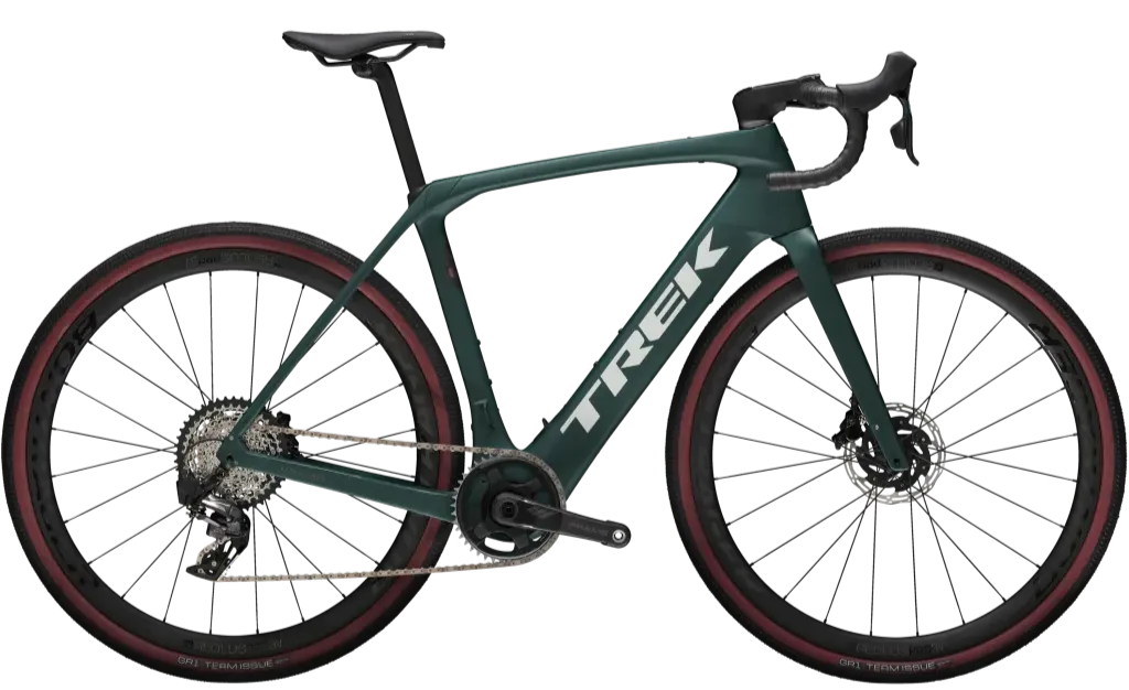 Trek Domane+ SLR 7 AXS Elektrische Gravel Bike Carbon 2024 52cm Groen