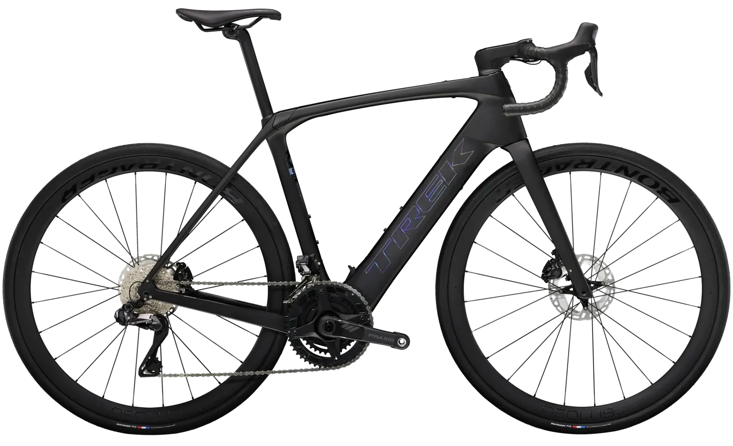 Trek Domane+ SLR 7 Elektrische Cyclocross Fiets Carbon 2024 54cm Zwart
