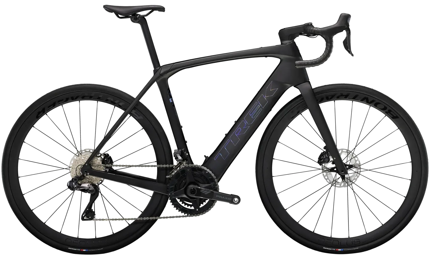 Trek Domane+ SLR 7 Elektrische Cyclocross Fiets Carbon 2024 56cm Zwart