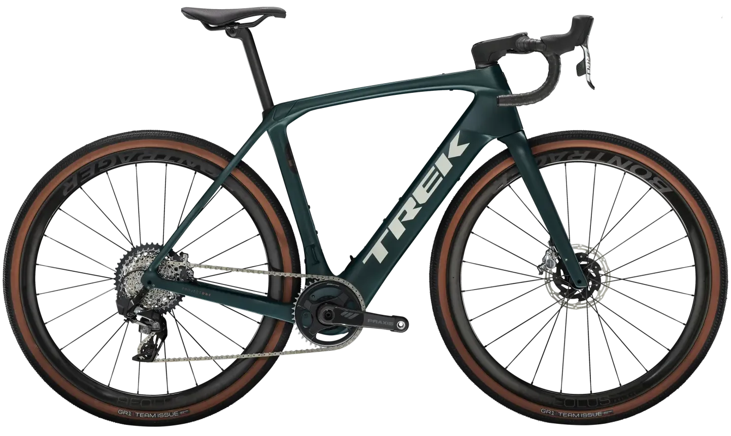 Trek Domane+ SLR 9 AXS Elektrische Gravel Bike Carbon 2024 60cm Groen