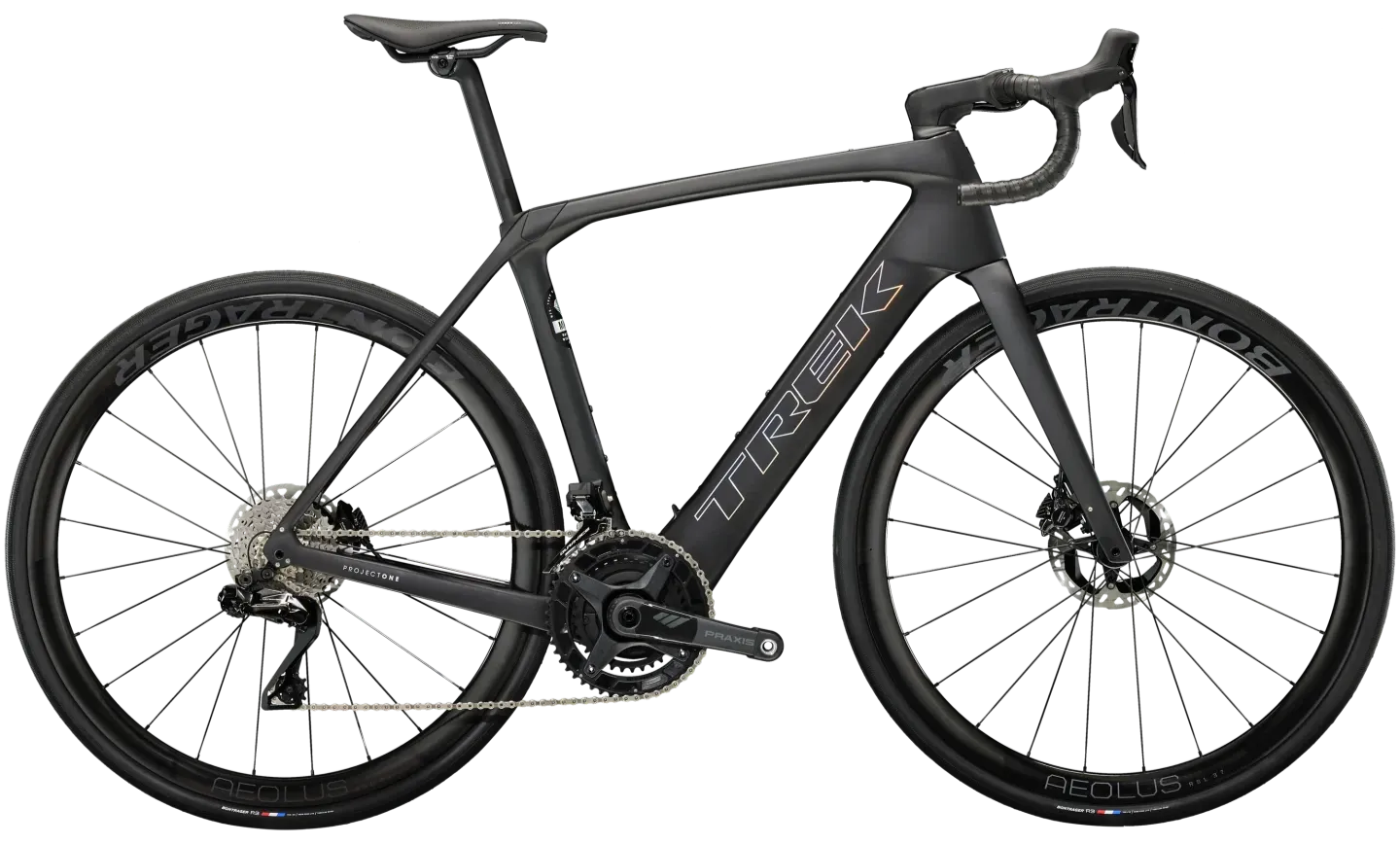 Trek Domane+ SLR 9 Elektrische Cyclocross Fiets Carbon 2024 52cm Zwart