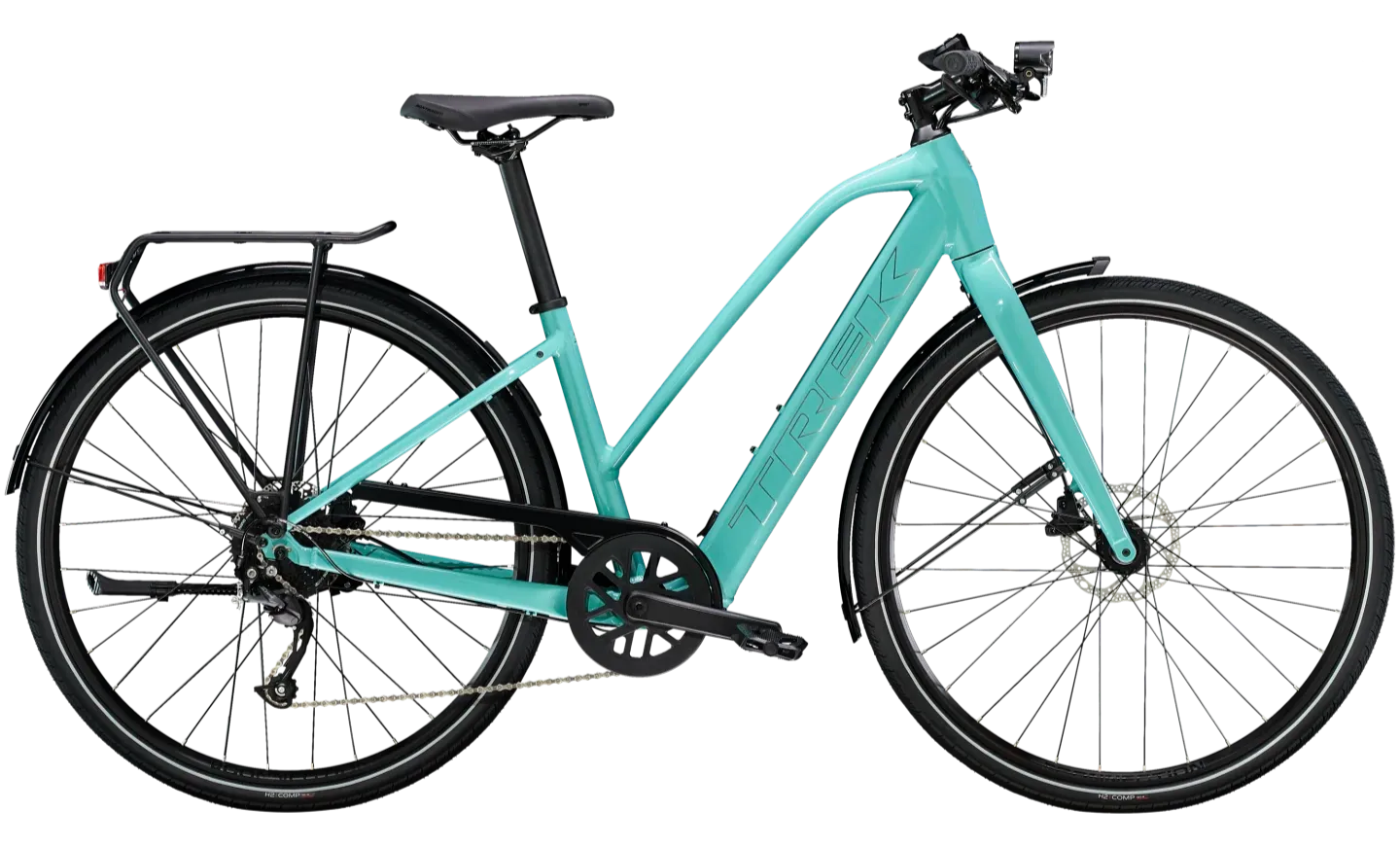 Trek FX+ 2 Stagger Lichtgewicht Elektrische Fiets Unisex M Groen