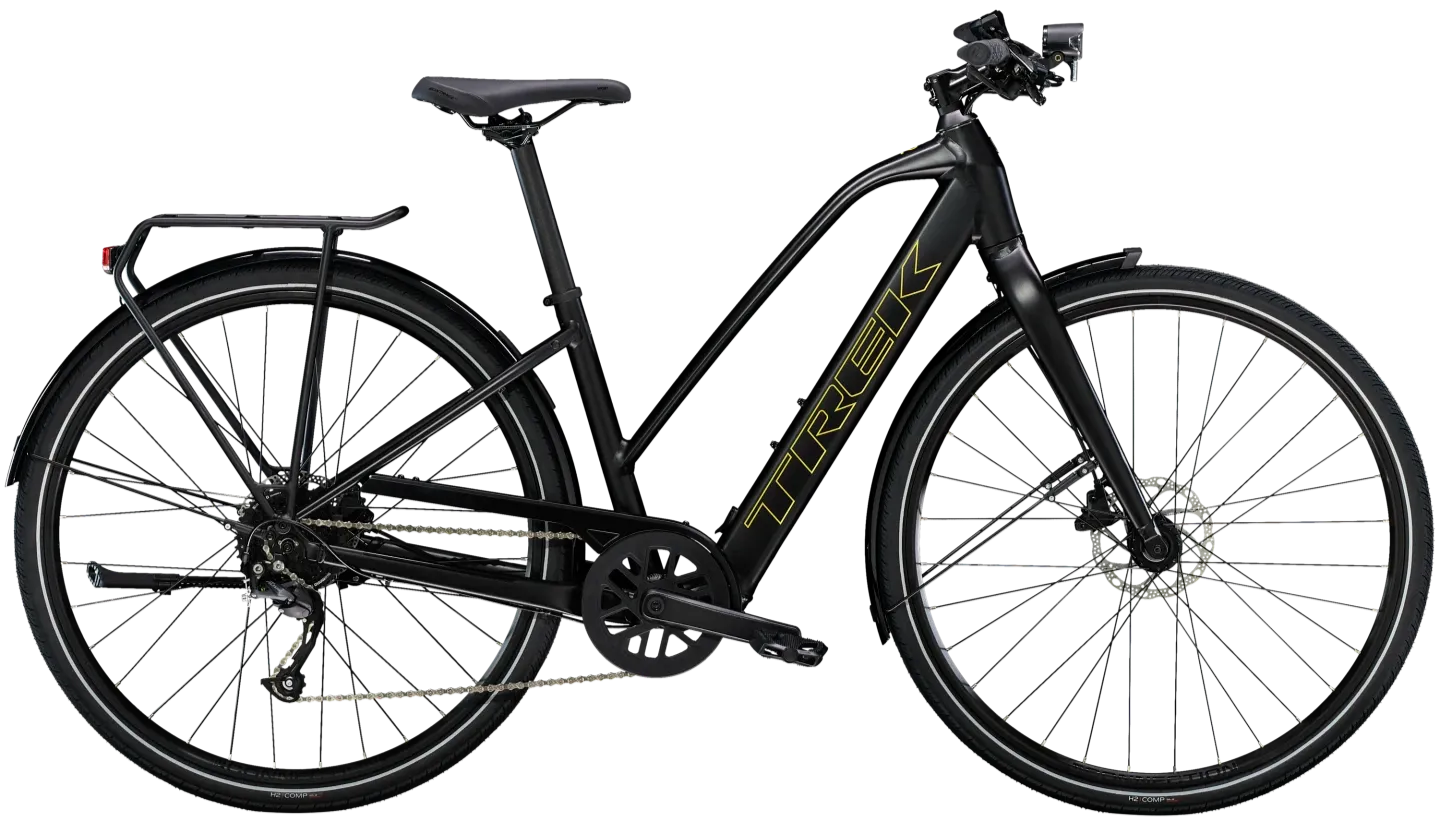 Trek FX+ 2 Stagger Lichtgewicht Elektrische Fiets Unisex M Zwart
