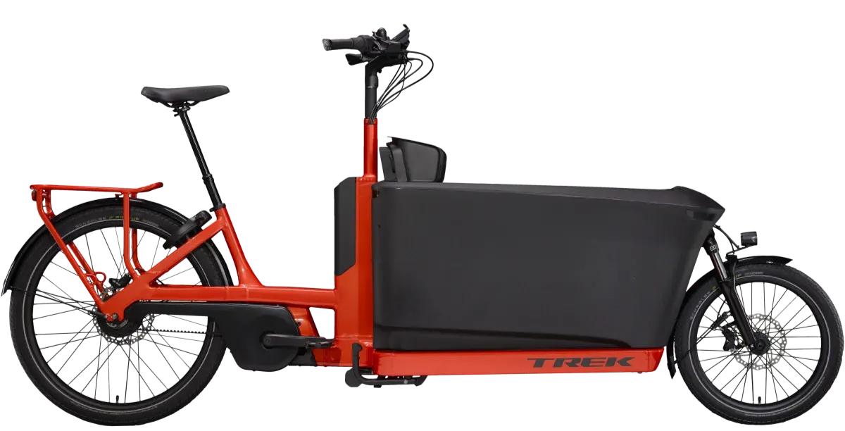 Trek Fetch+ 4 Elektrische Bakfiets 2024 Rood
