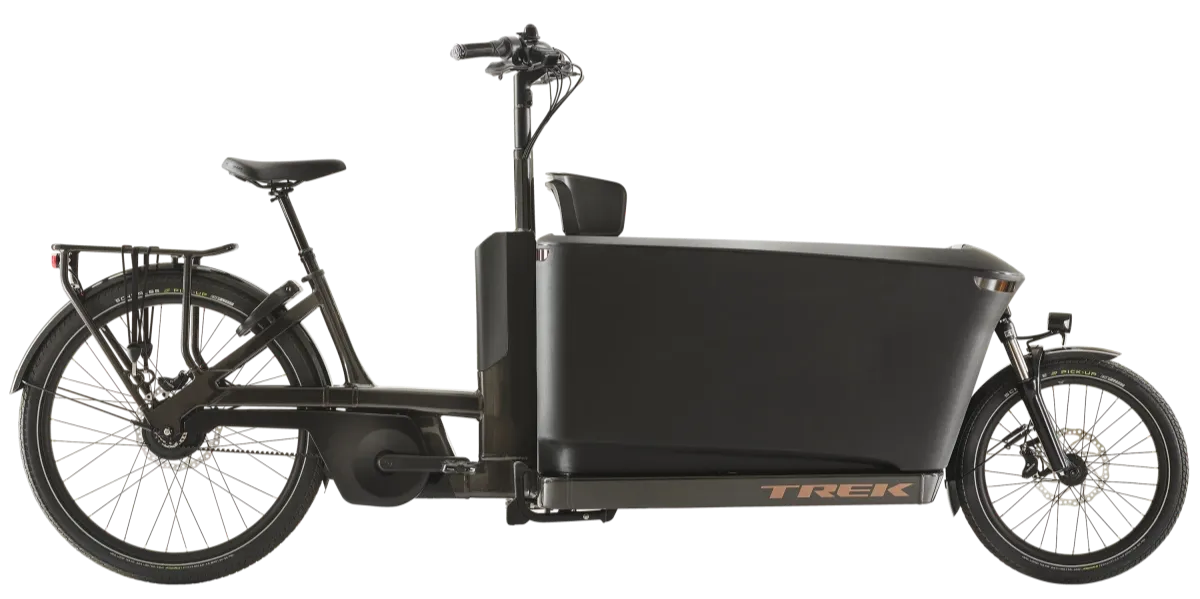 Trek Fetch+ 4 Elektrische Bakfiets 2024 Zwart
