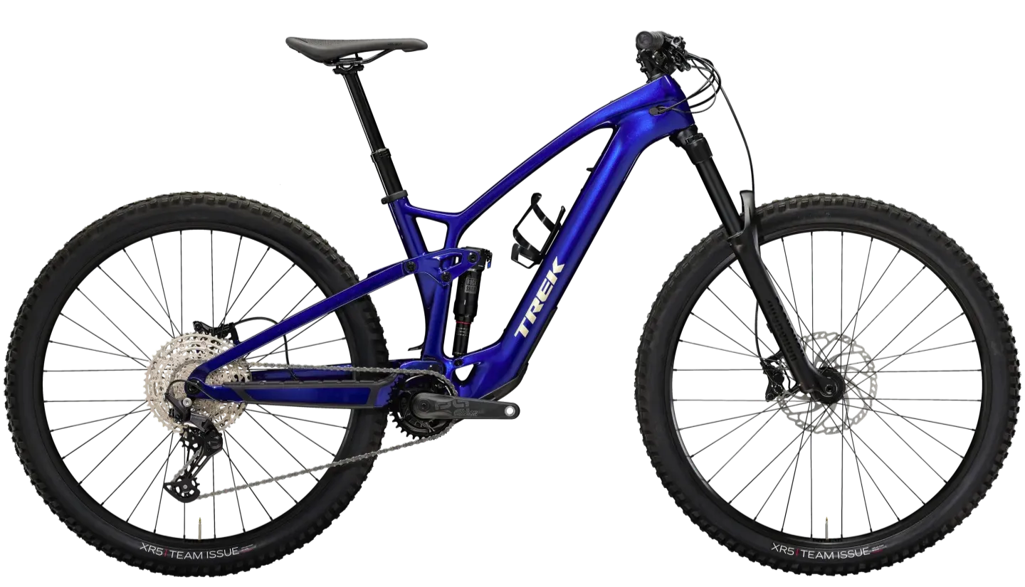 Trek Fuel EXe 9.5 Elektrische Mountainbike Fully Carbon 29"S Blauw