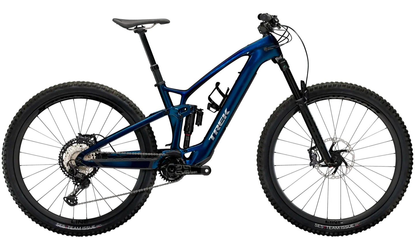 Trek Fuel EXe 9.8 XT Elektrische Mountainbike Fully Carbon 29"XL Blauw