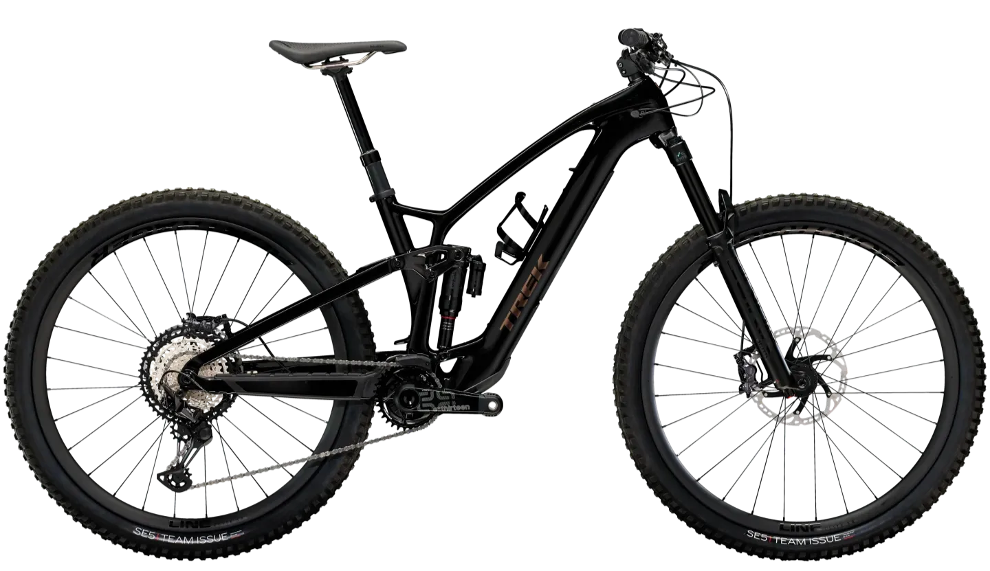 Trek Fuel EXe 9.8 XT Elektrische Mountainbike Fully Carbon 29"M Zwart