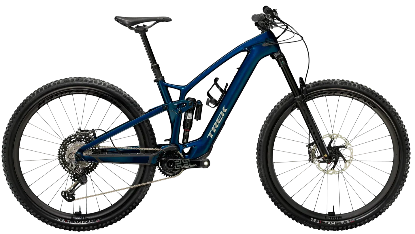 Trek Fuel EXe 9.9 XTR Elektrische Mountainbike Fully Carbon 29"M Blauw