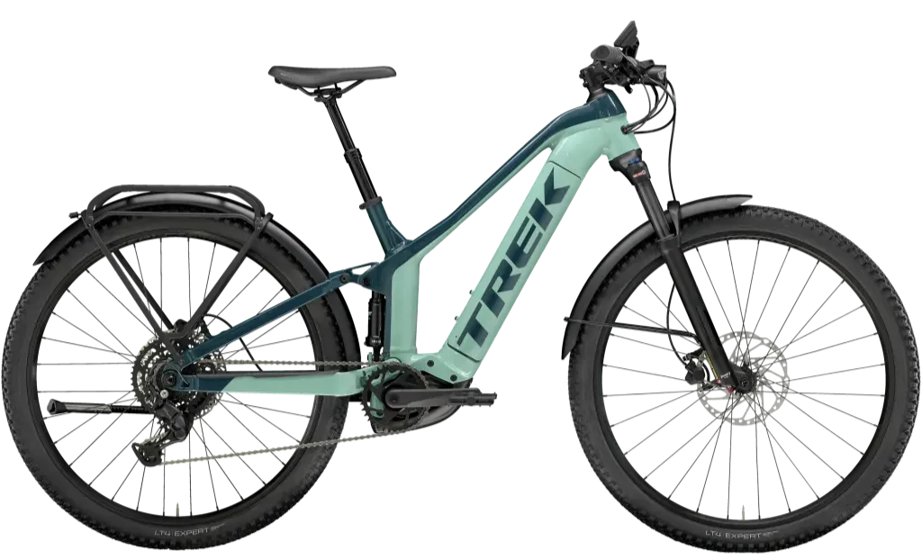 Trek Powerfly FS 4 Equipped Gen 3 Elektrische MTB Fully 27.5 Inch 2024 S Blauw