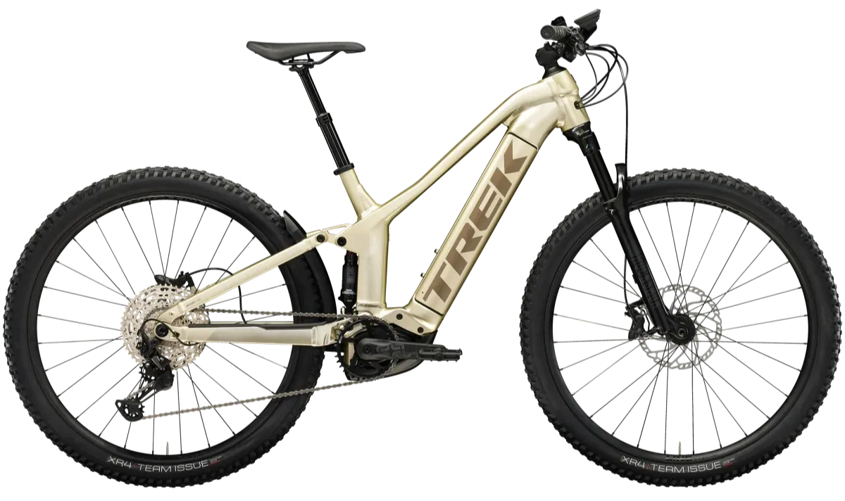 Trek Powerfly FS 7 Gen 3 Elektrische MTB Fully 27.5 Inch XS Goudkleurig