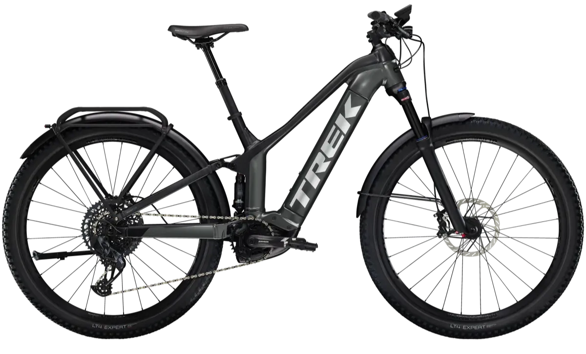 Trek Powerfly FS 9 Equipped Gen 3 Elektrische Mountainbike Fully XS Grijs